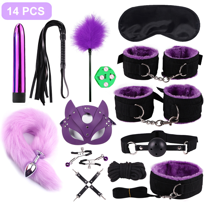 Men'S Vegan Accessories - Bondage SM BDSM14pcs Set Adults Sex