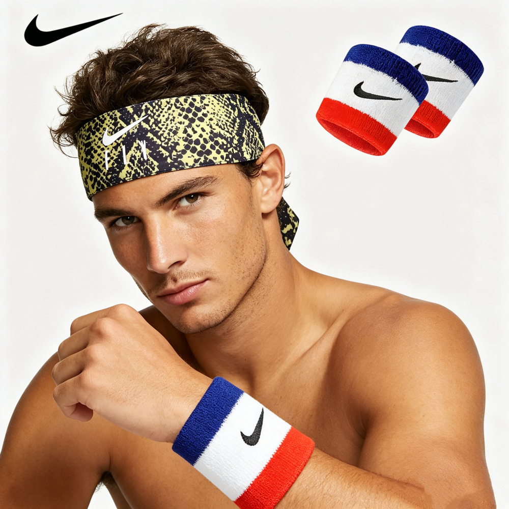 Men'S Accessories Nike - Nike N1003339725OS+PAC277-620 Wristband & Headband Set