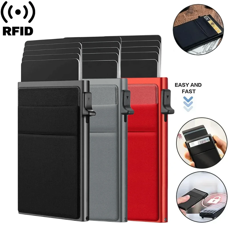 Card Case Minimalist - Rfid Credit Card Holder Men Thin
