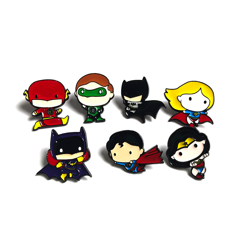 Lapel Pin Enamel - 7pcs Cartoon Anime Enamel Lapel Pins
