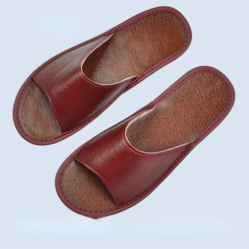 Men'S Accessories Leather - XIHAHA Summer Fashion Cowhide Genuine Leather