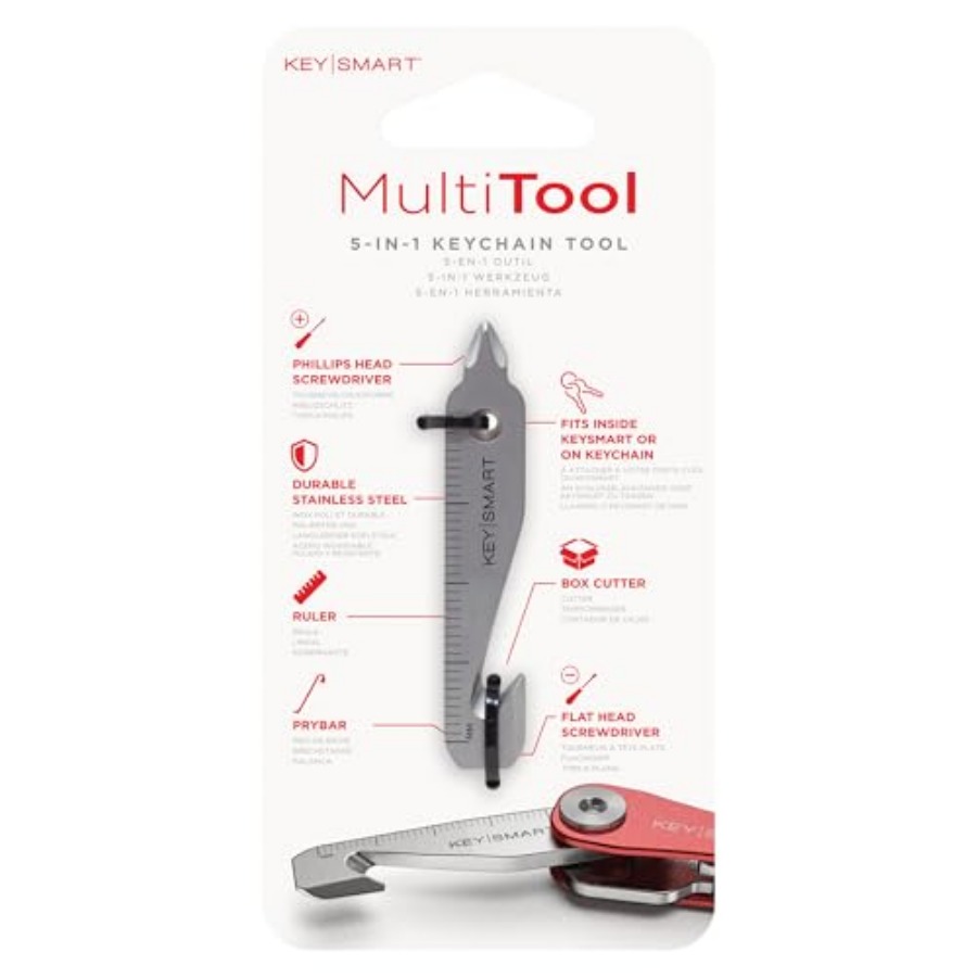 Keychain Multi Tool - MultiTool - 5-in-1 Multi-Purpose Keychain Tool