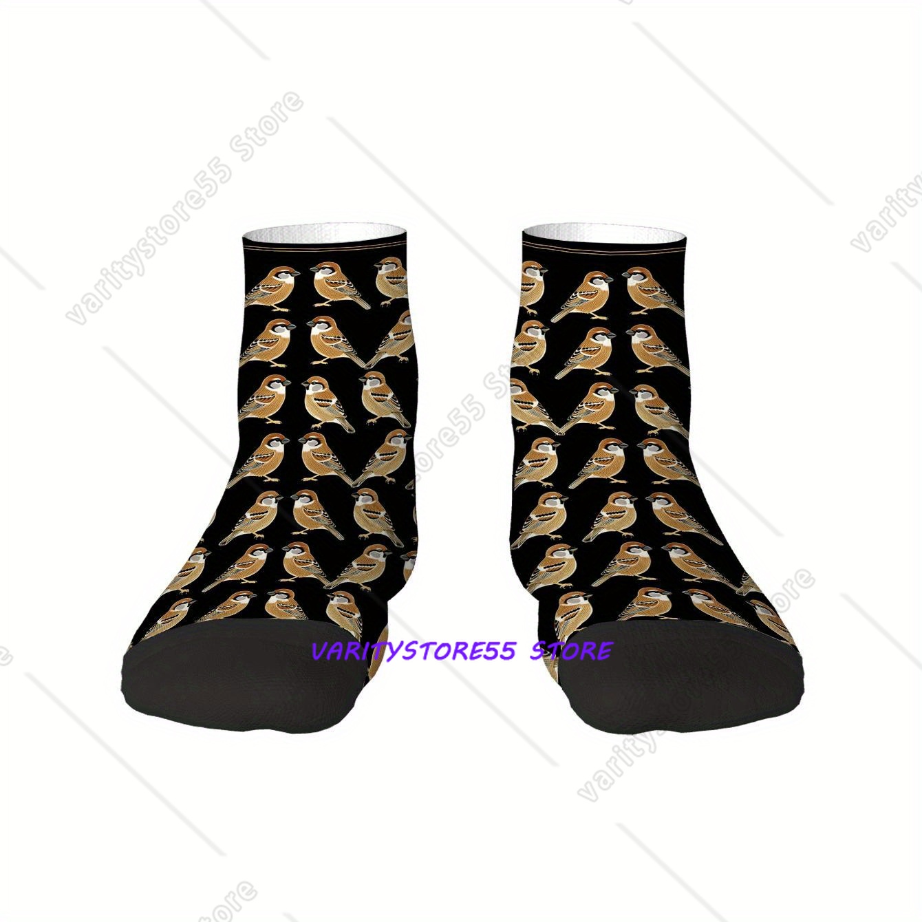 Men Accessories All - Sparrows Socks Harajuku Sweat Absorbing Stockings