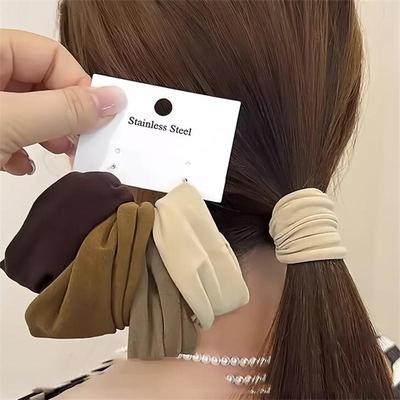 Men Accessories For Beach - 4 Set Solid Widen Thicken Hair