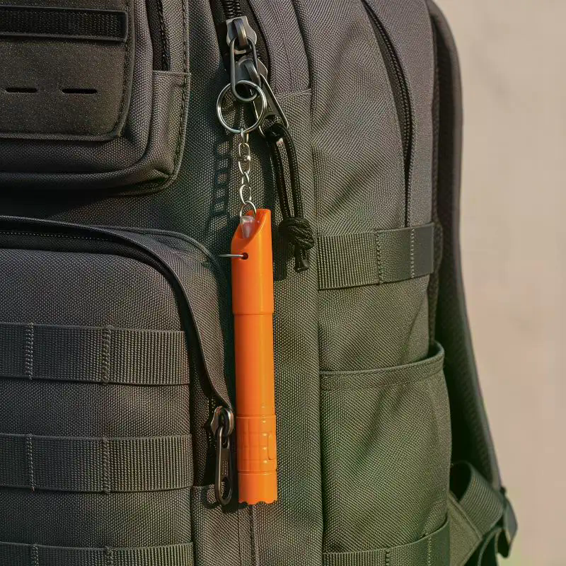 Keychain Multi Tool - Ball Pen with LED Flashlight Emergency