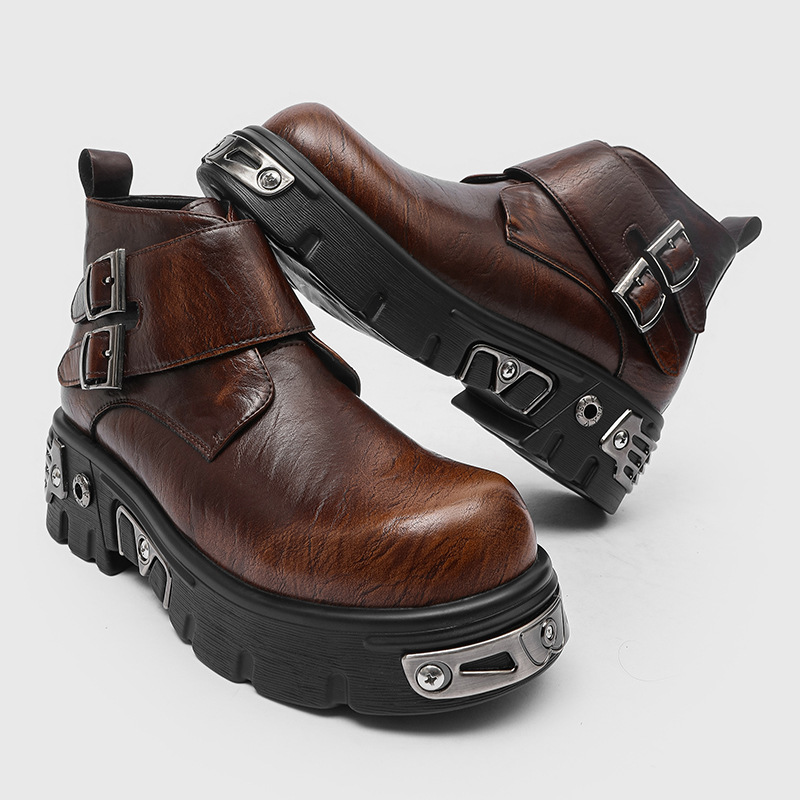 Men'S Accessories Leather - large size men fashion punk goth