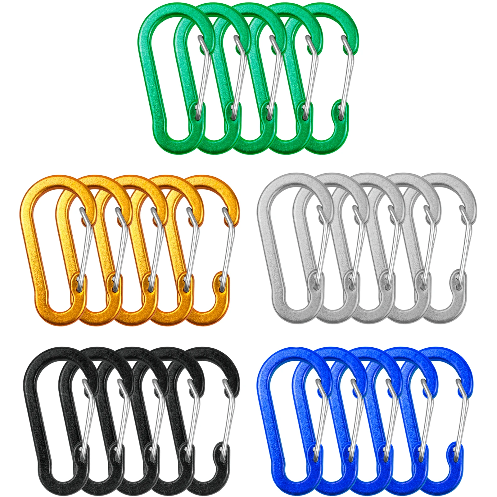 5/10/12pcs Carabiner Clips Min – Keychain Multi Tool recenzja i cena