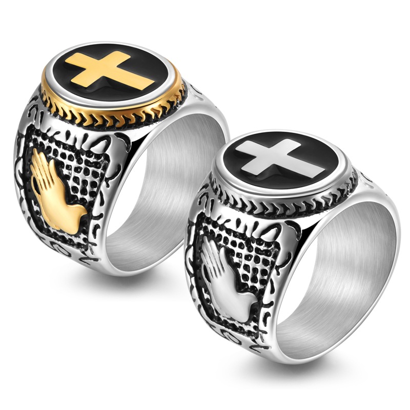 Praying Hands Cross Jesus Amul – Men'S Accessories Hand Bands recenzja i cena