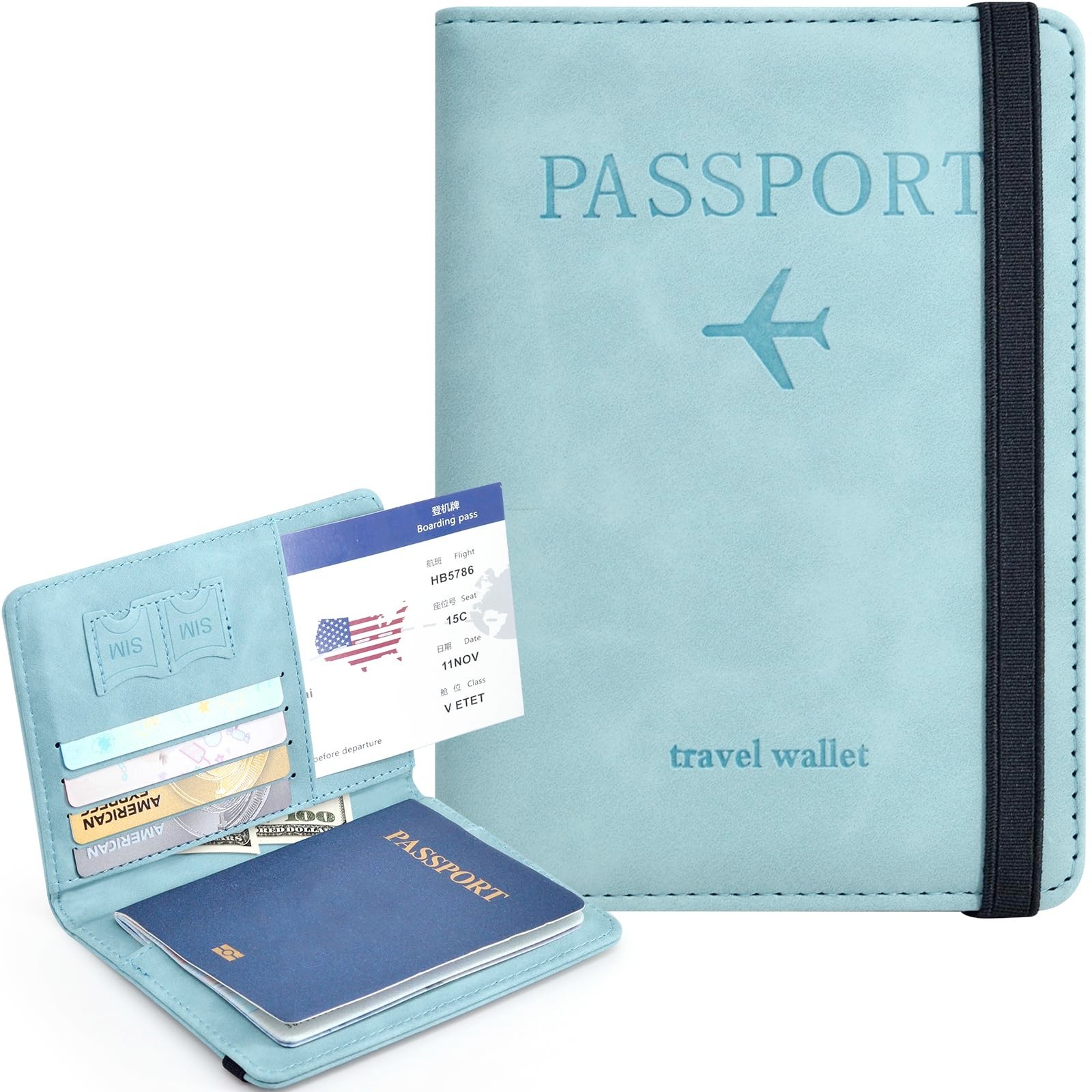 Passport Holder for Travel, RF – Passport Wallet Rfid recenzja i cena