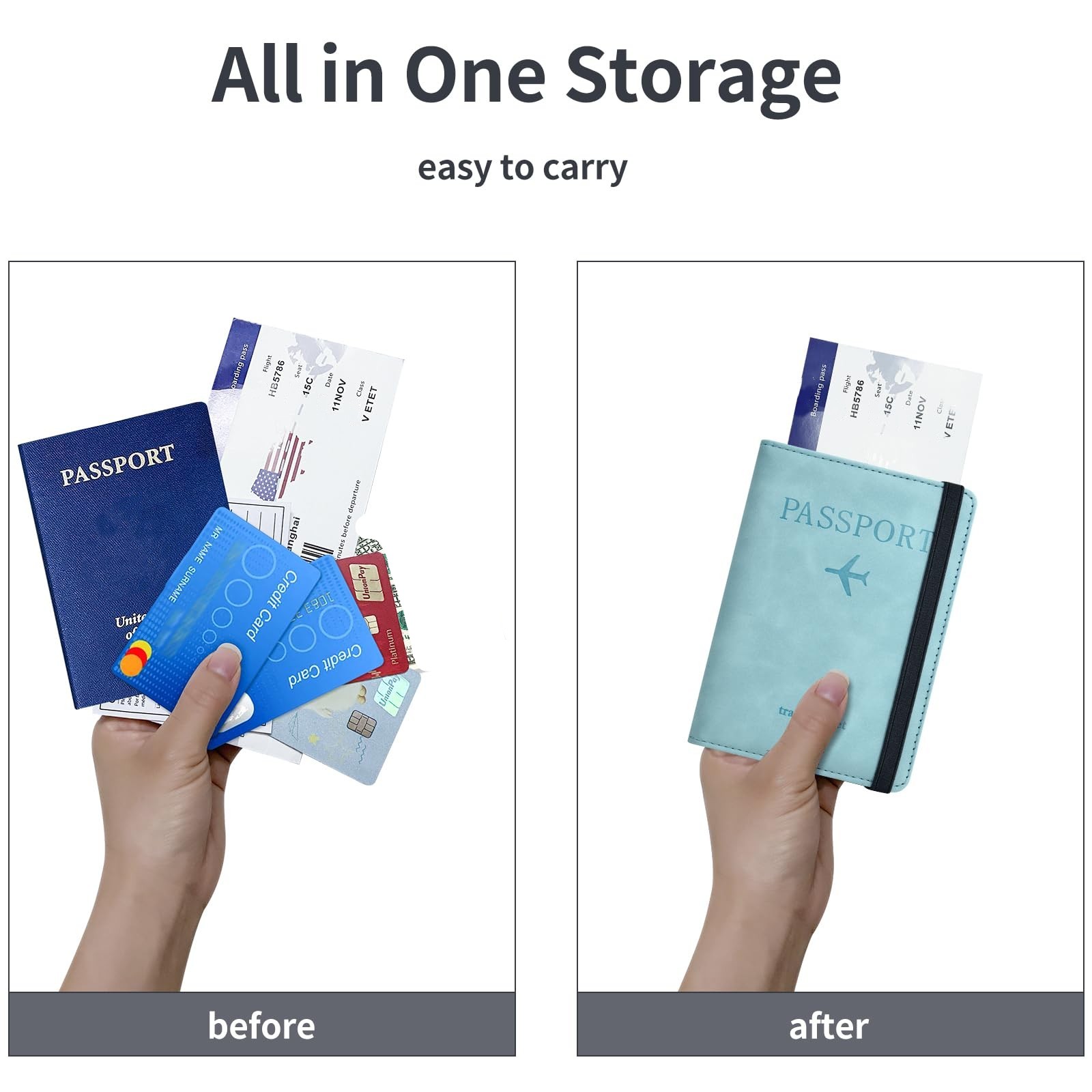 Passport Holder for Travel, RF – Passport Wallet Rfid recenzja i cena