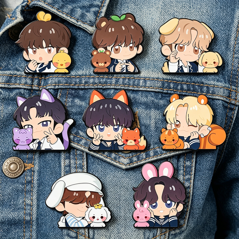 8pcs Kawaii Enamel Pin Set Car – Lapel Pin Enamel recenzja i cena