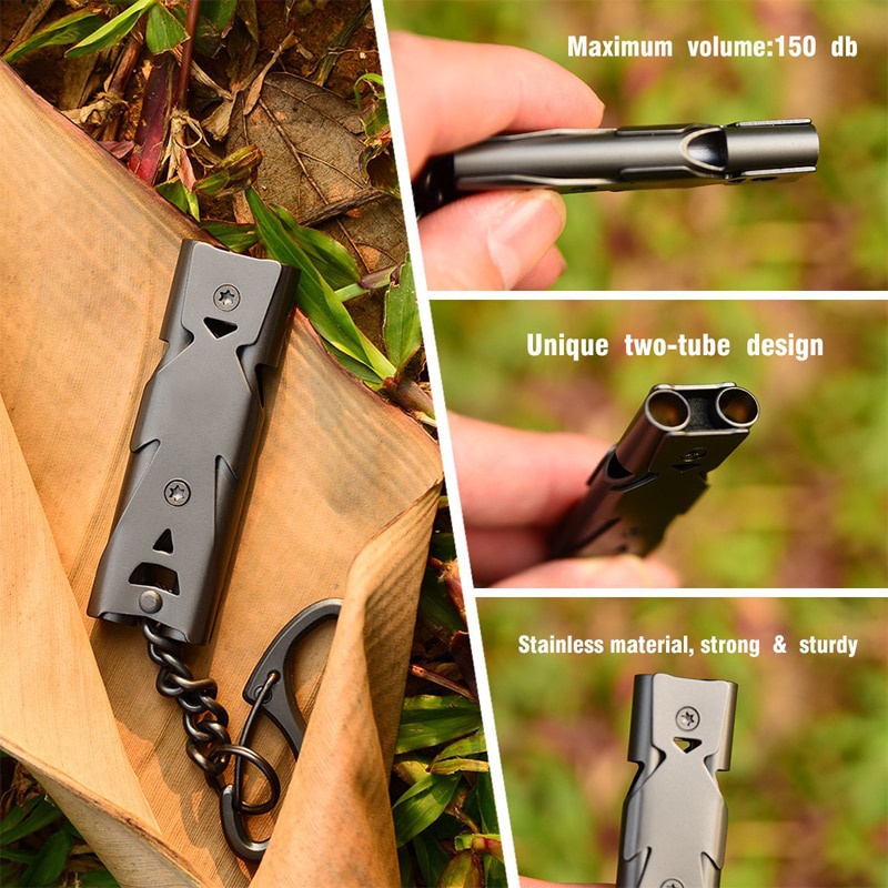 Outdoor EDC Survival Whistle H – Keychain Multi Tool recenzja i cena