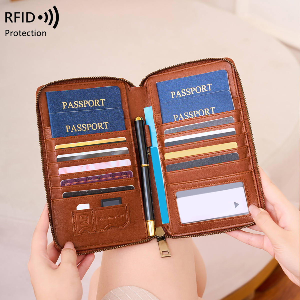 Trendy Airplane Design RFID Bl – Passport Wallet Rfid recenzja i cena