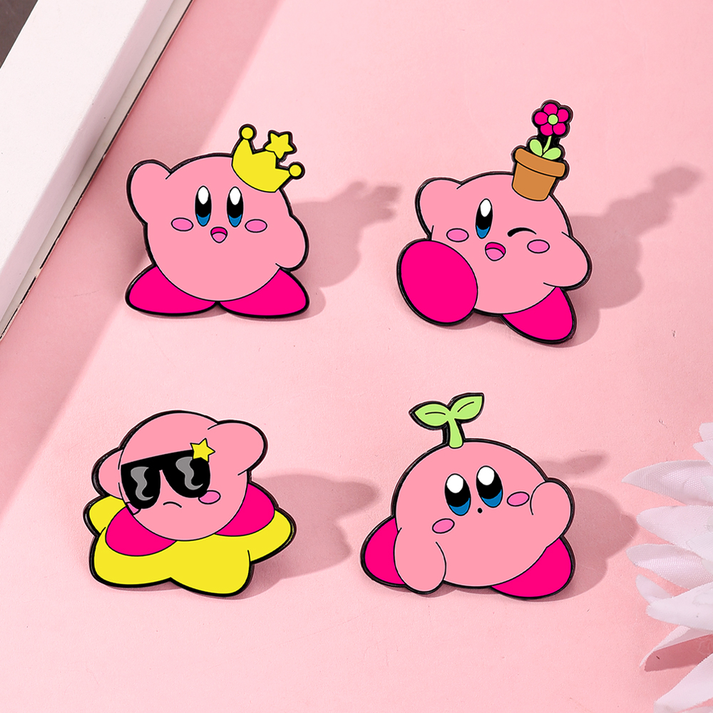 4pcs Kirby Enamel Lapel Pins S – Lapel Pin Enamel recenzja i cena