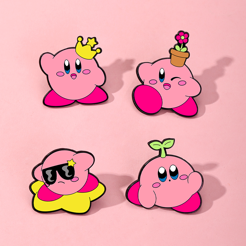 4pcs Kirby Enamel Lapel Pins S – Lapel Pin Enamel recenzja i cena
