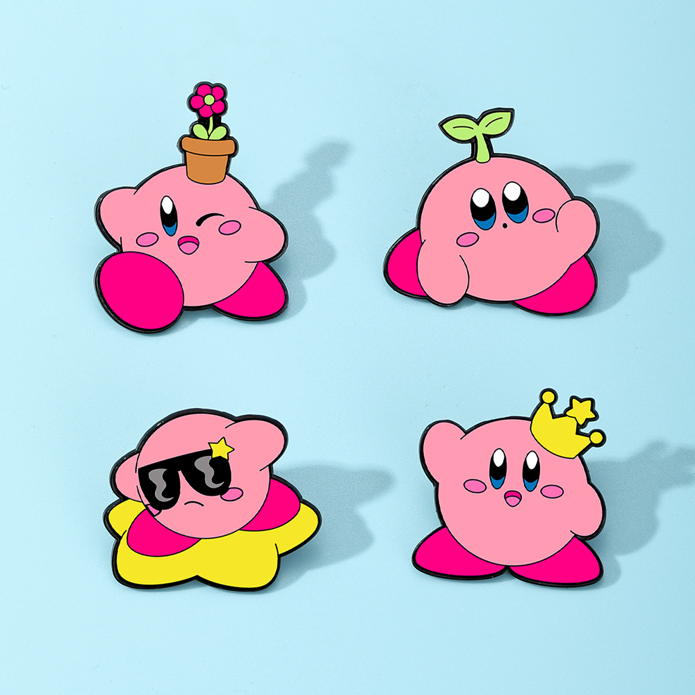 4pcs Kirby Enamel Lapel Pins S – Lapel Pin Enamel recenzja i cena