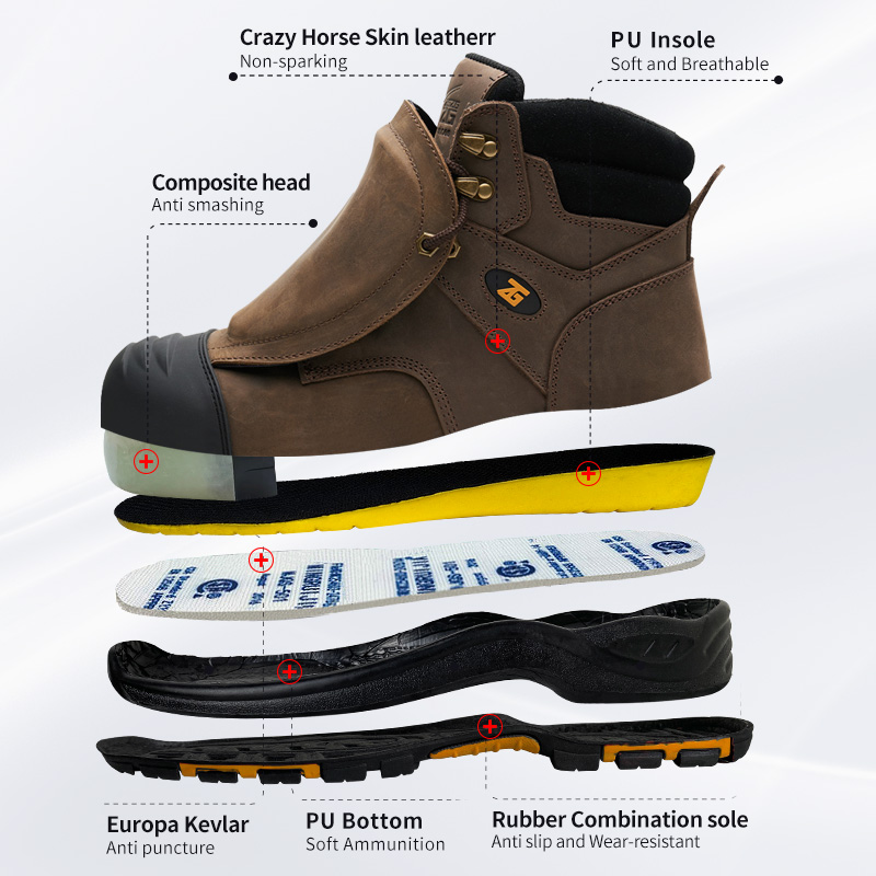 Genuine leather Work Safety Bo – Men'S Accessories Leather recenzja i cena