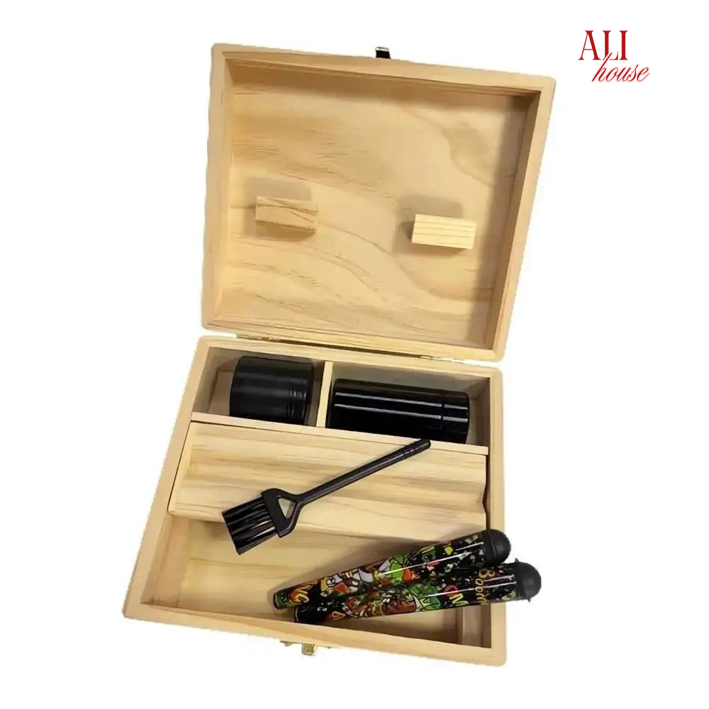 Wood Stash Box With Rolling Tr – Men'S Accessories Tray recenzja i cena
