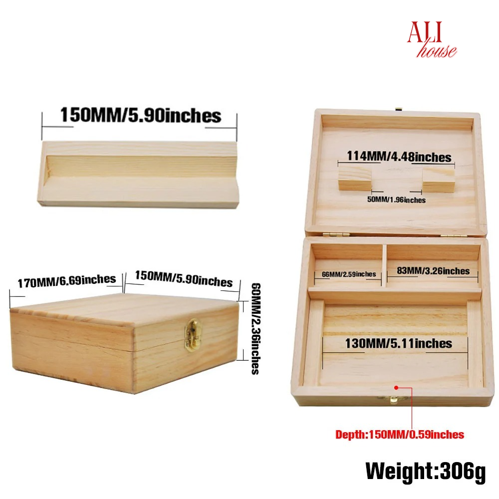 Wood Stash Box With Rolling Tr – Men'S Accessories Tray recenzja i cena