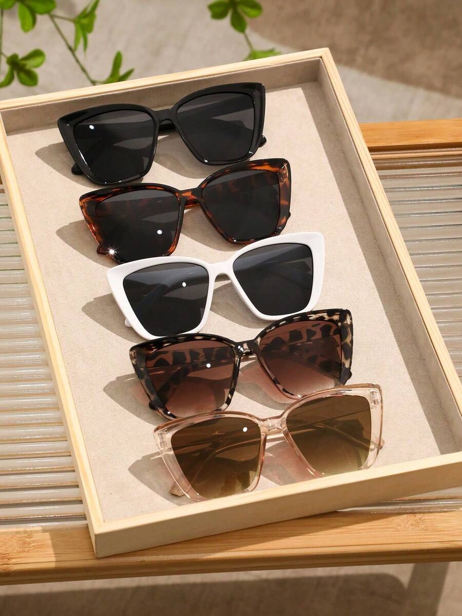 Womens Plastic Cat Eye Geometr – Men Accessories For Beach recenzja i cena