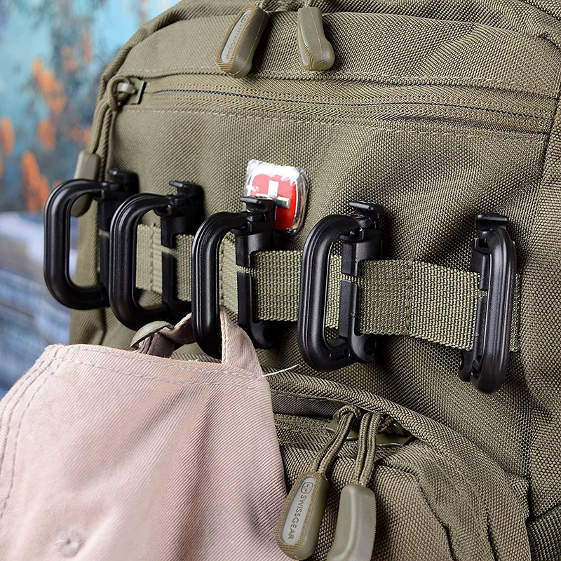 5PCS Grimloc Molle Carabiner D – Keychain Multi Tool recenzja i cena