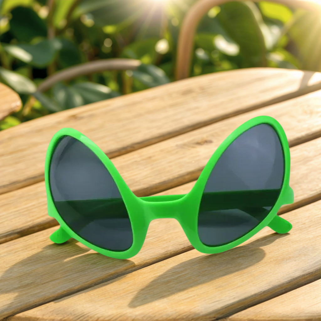 Green Alien Martian Quirky Sun – Men'S Vegan Accessories recenzja i cena