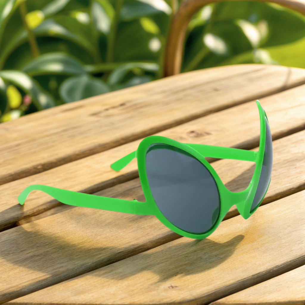 Green Alien Martian Quirky Sun – Men'S Vegan Accessories recenzja i cena
