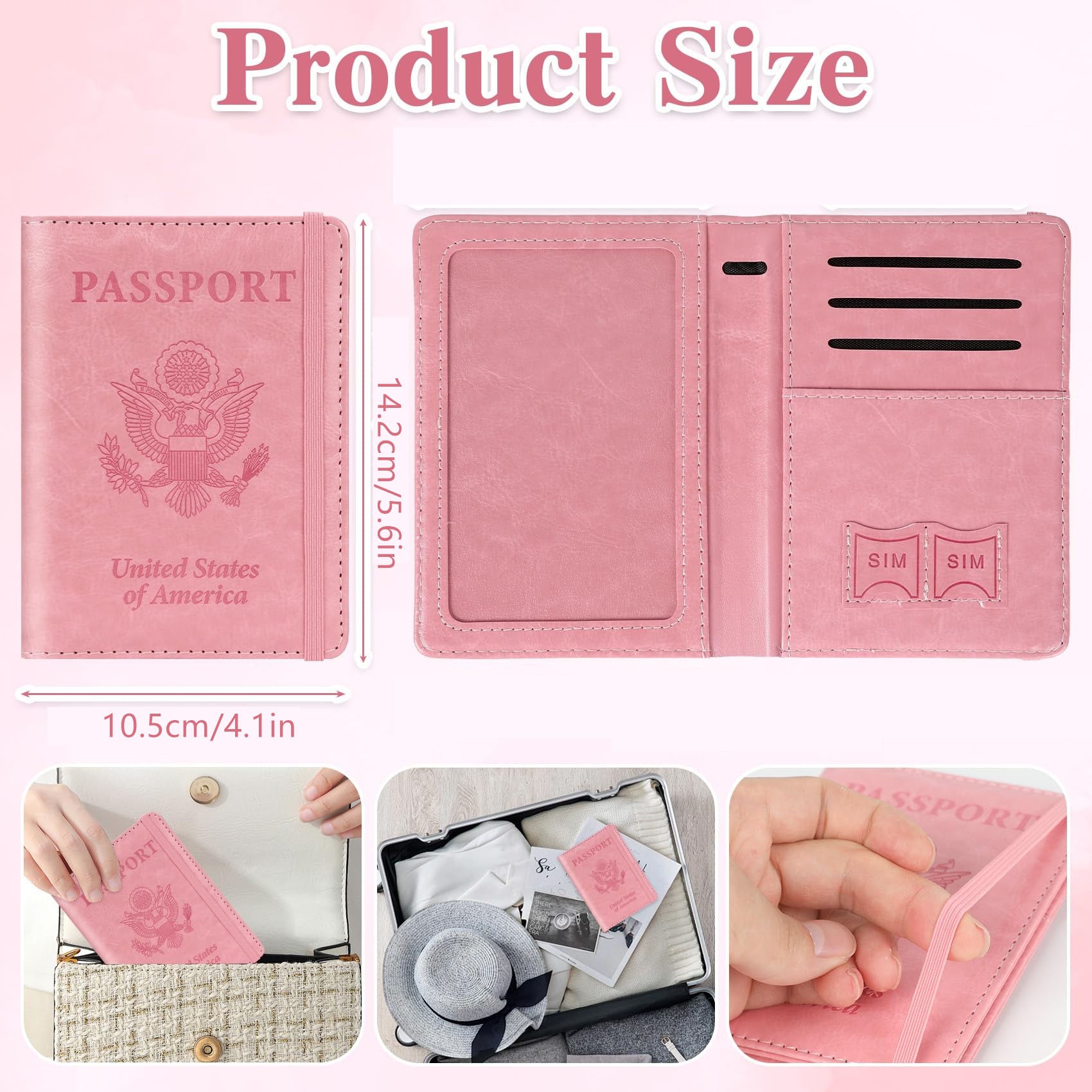 Passport Holder for Travel, Rf – Passport Wallet Rfid recenzja i cena
