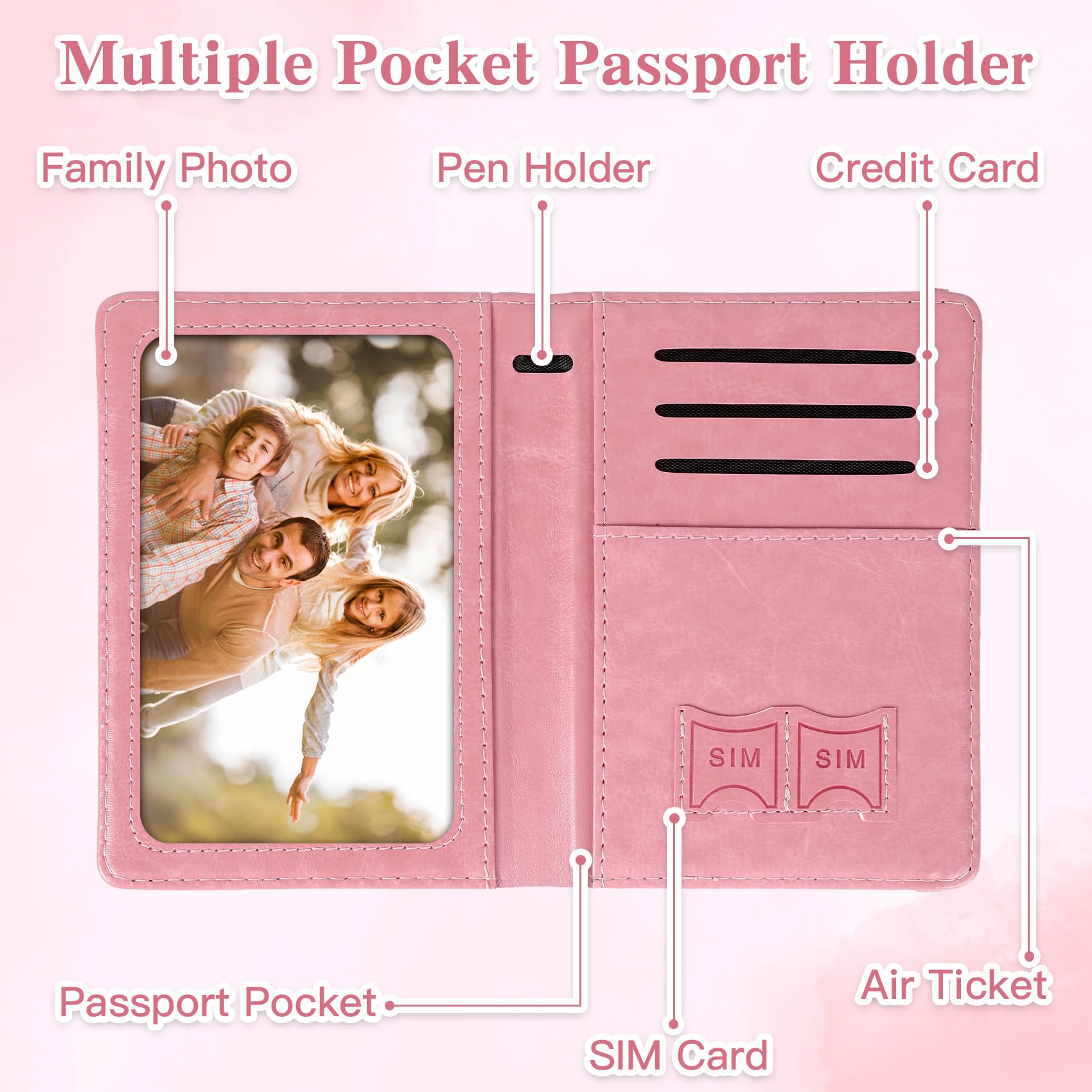 Passport Holder for Travel, Rf – Passport Wallet Rfid recenzja i cena