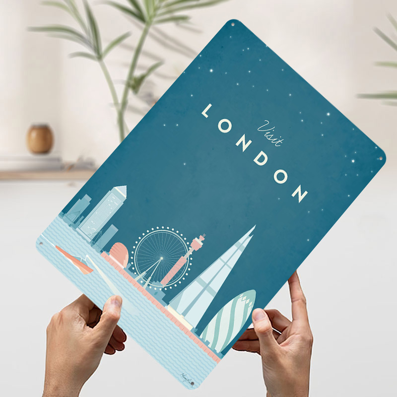 London Metal Poster Custom Wal – Men'S Accessories London recenzja i cena