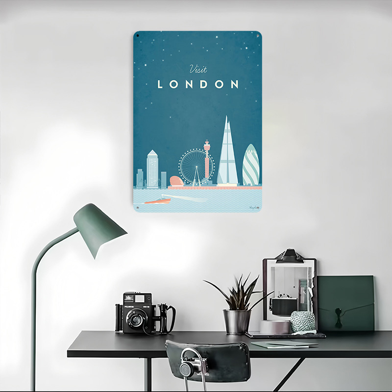 London Metal Poster Custom Wal – Men'S Accessories London recenzja i cena