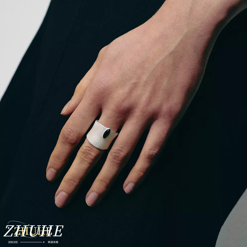 Artistic Wide Copper Cuff Ring – Men'S Accessories Hand Bands recenzja i cena