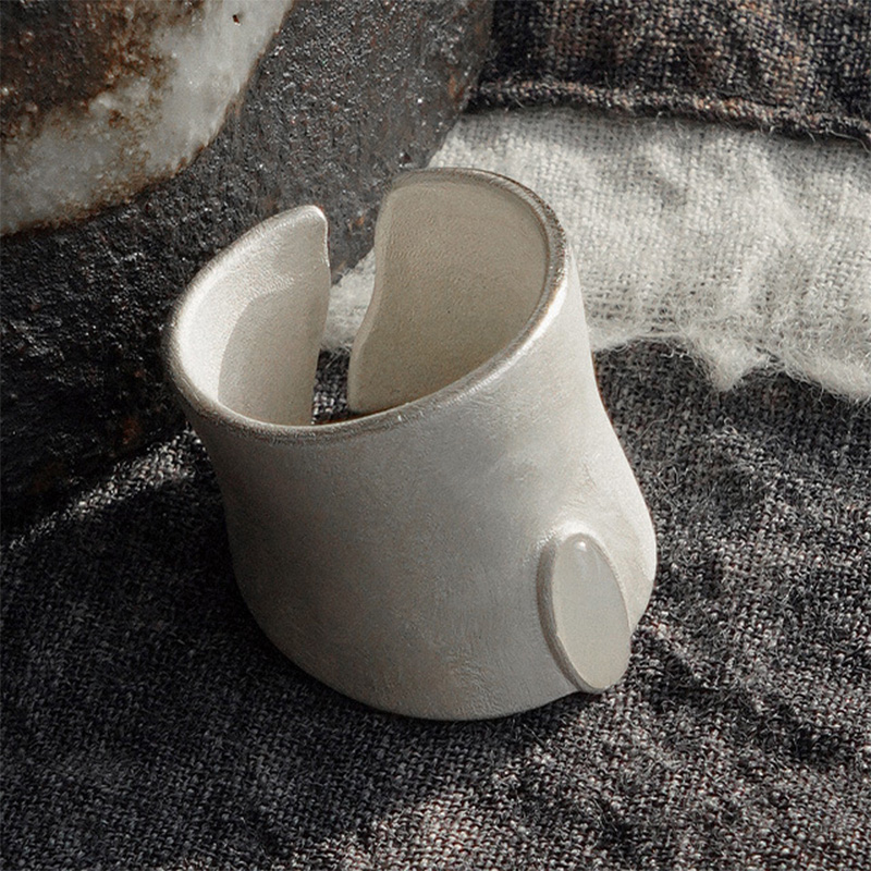 Artistic Wide Copper Cuff Ring – Men'S Accessories Hand Bands recenzja i cena