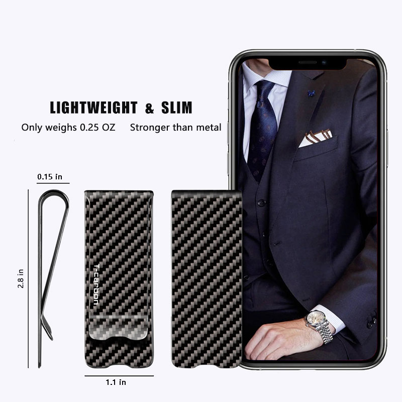 Carbon Fiber Money Clip for Ca – Card Case Minimalist recenzja i cena