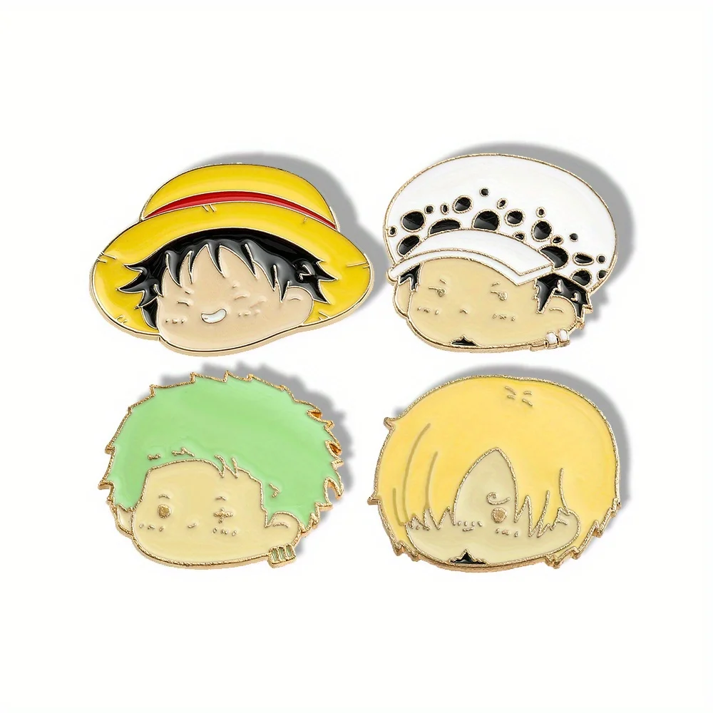 4 Pcs Anime Character Brooch S – Lapel Pin Enamel recenzja i cena
