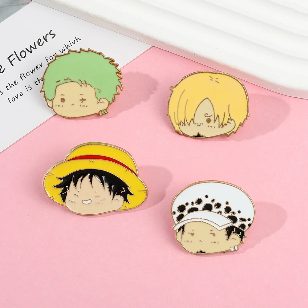 4 Pcs Anime Character Brooch S – Lapel Pin Enamel recenzja i cena