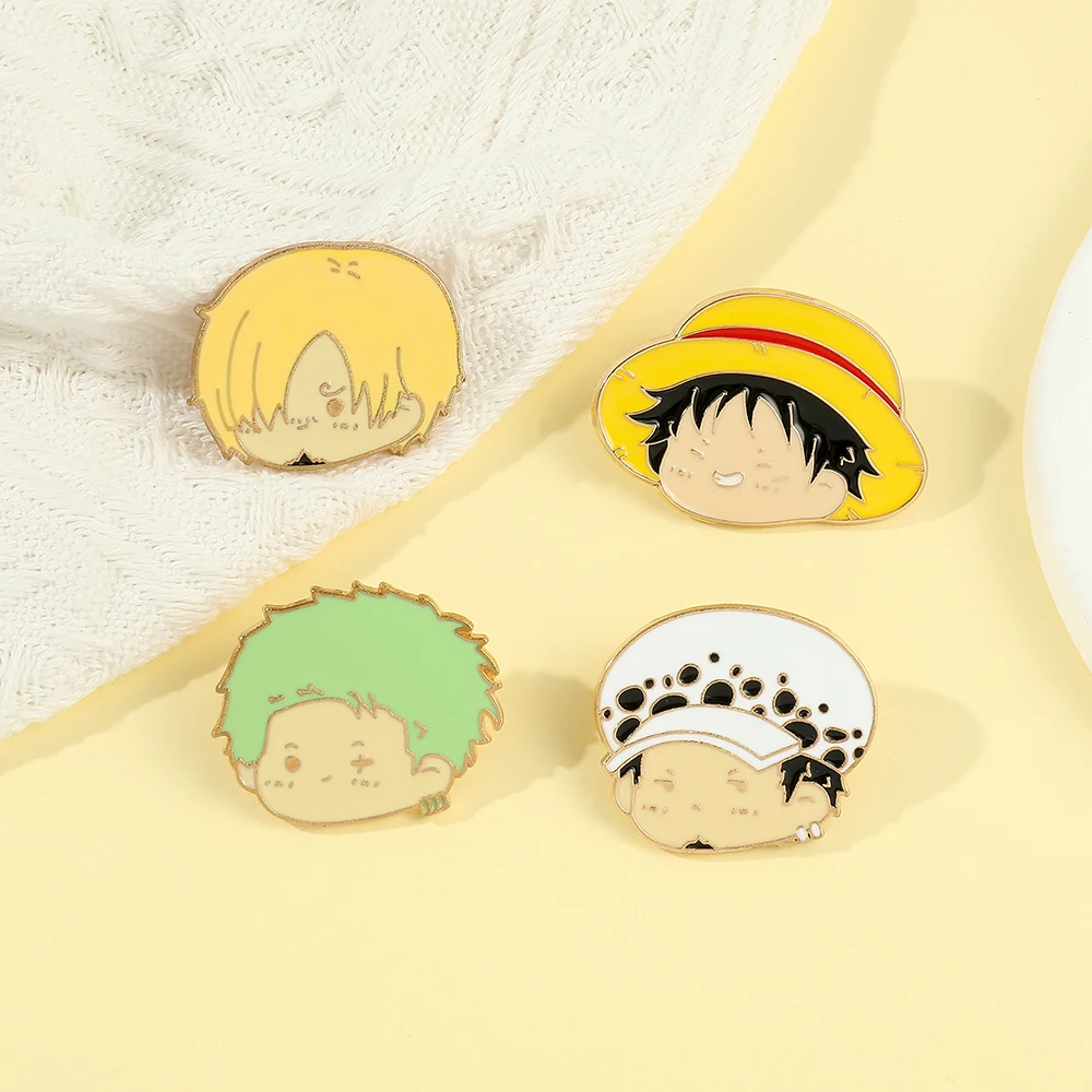 4 Pcs Anime Character Brooch S – Lapel Pin Enamel recenzja i cena