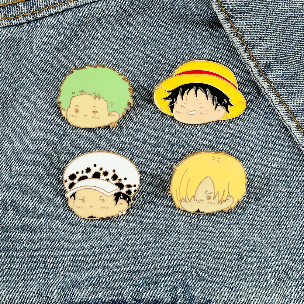 4 Pcs Anime Character Brooch S – Lapel Pin Enamel recenzja i cena