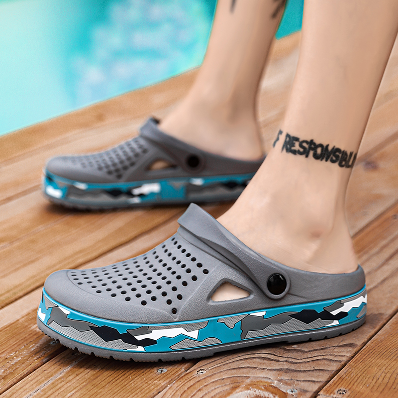 Summer Men Shoes Clogs Slipper – Men Accessories For Beach recenzja i cena