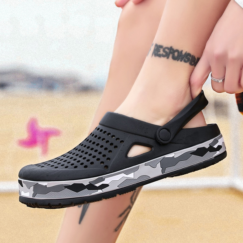Summer Men Shoes Clogs Slipper – Men Accessories For Beach recenzja i cena