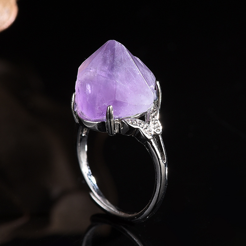 Natural Amethyst Hand-carved R – Men'S Accessories Hand Bands recenzja i cena