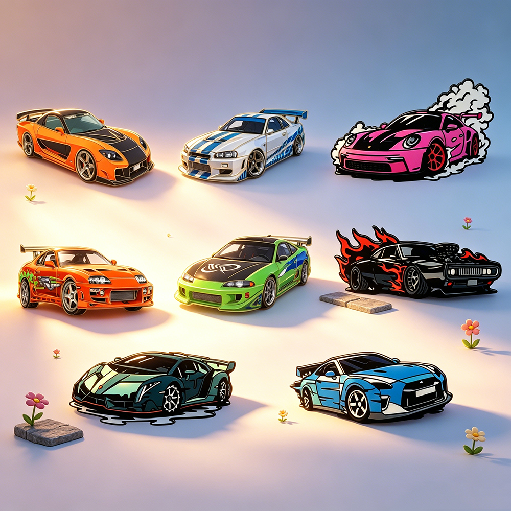 4/8pcs Fast & Furious Style Ra – Lapel Pin Enamel recenzja i cena