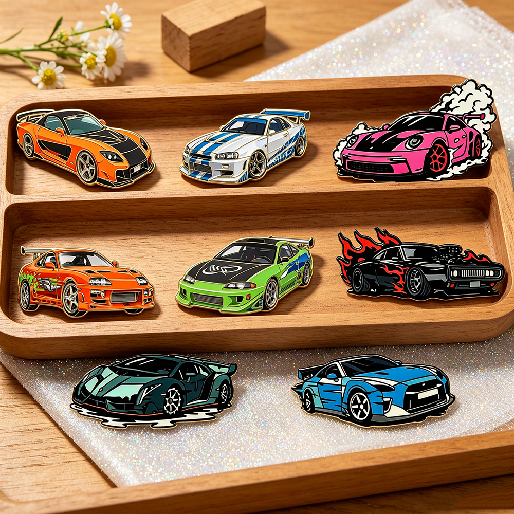 4/8pcs Fast & Furious Style Ra – Lapel Pin Enamel recenzja i cena