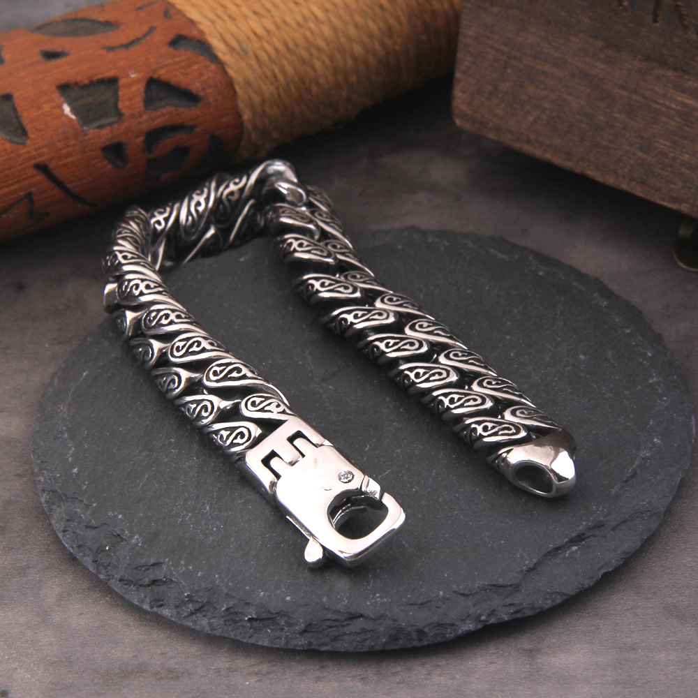 Man Bracelet Homme 12MM Wide S – Men'S Accessories Hand Bands recenzja i cena