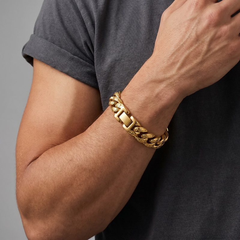 Man Bracelet Homme 13MM Wide S – Men'S Accessories Hand Bands recenzja i cena