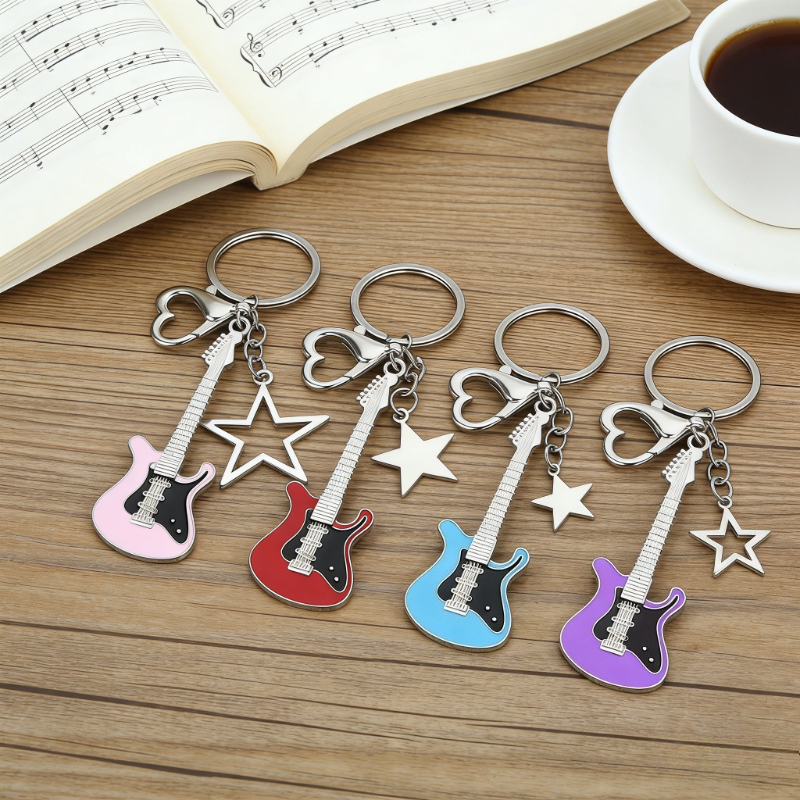 Guitar Love Heart Key Chain fo – Men Accessories All recenzja i cena