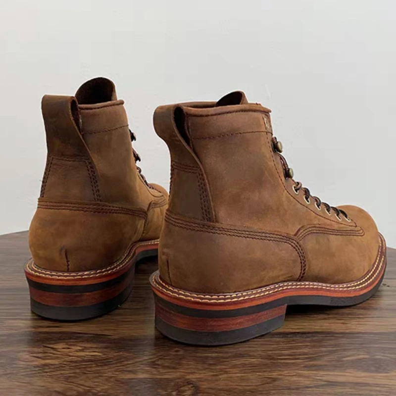 Vintage British Men Ankle Boot – Men'S Accessories Leather recenzja i cena
