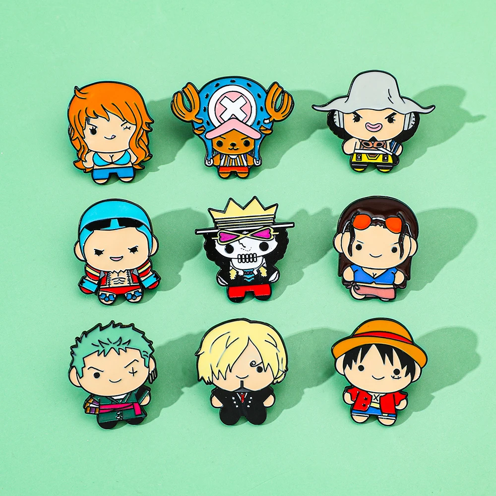 9 Pcs Creative Cartoon Brooch  – Lapel Pin Enamel recenzja i cena