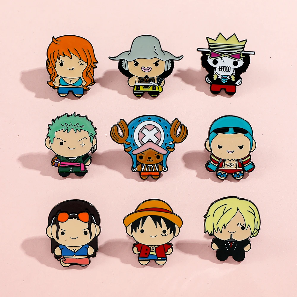 9 Pcs Creative Cartoon Brooch  – Lapel Pin Enamel recenzja i cena