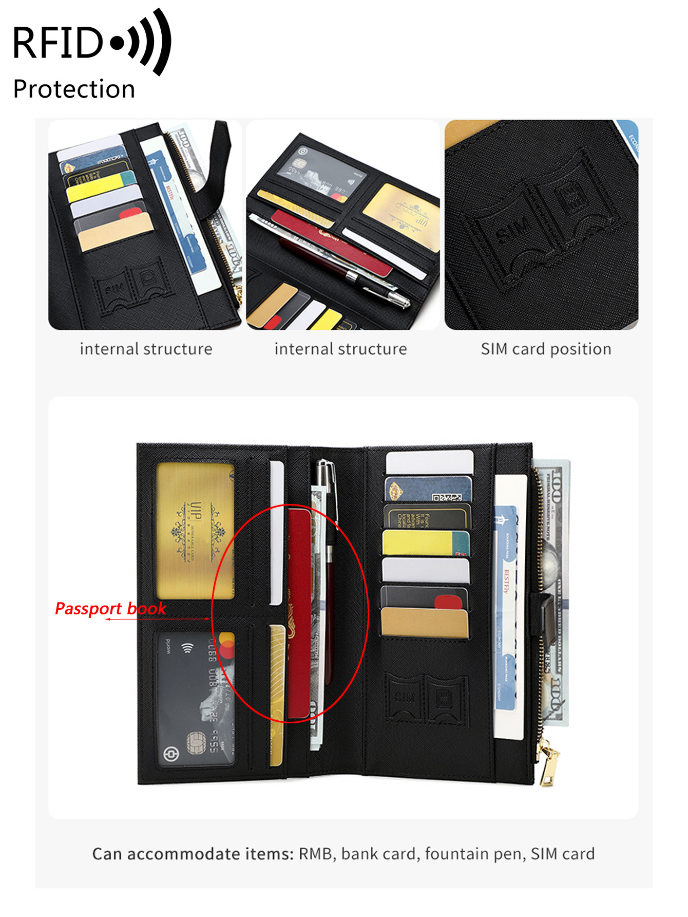Fashionable PU leather airplan – Passport Wallet Rfid recenzja i cena